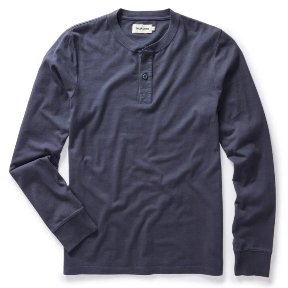 Taylor Stitch Henley, Navy, Small